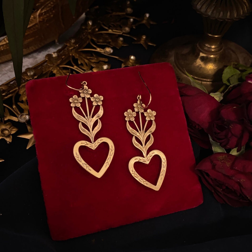 Folk Heart earrings