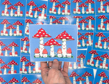 Amanita Mushroom Sticker