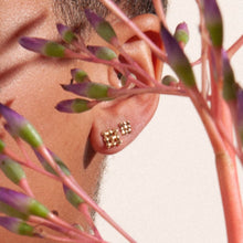 Crosshatch Stud earrings