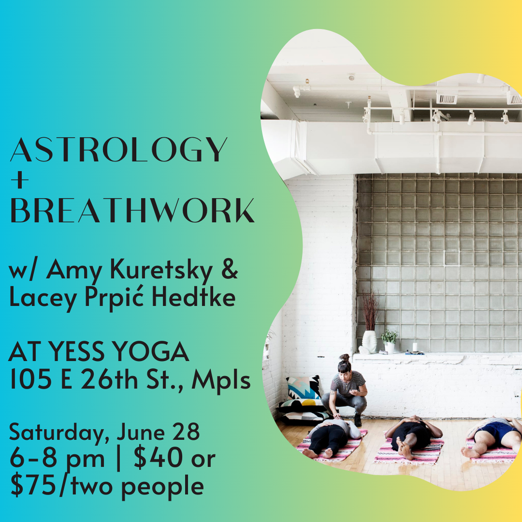 June 28: Astrology and Breathwork at Yess Yoga