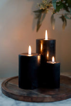 Black Pillar Candle