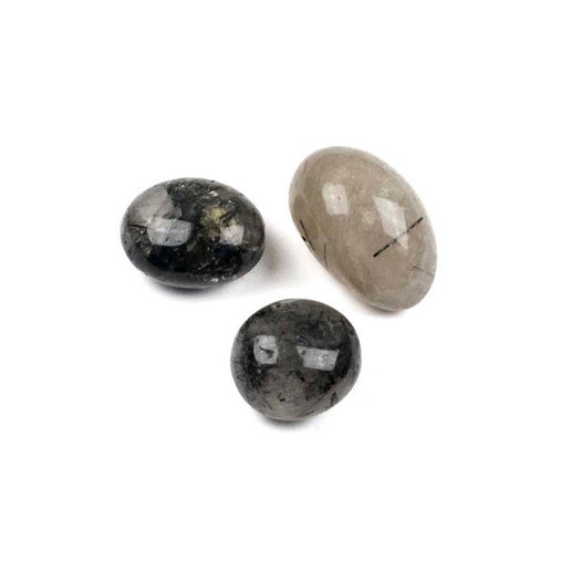 Black Rutile tumbled