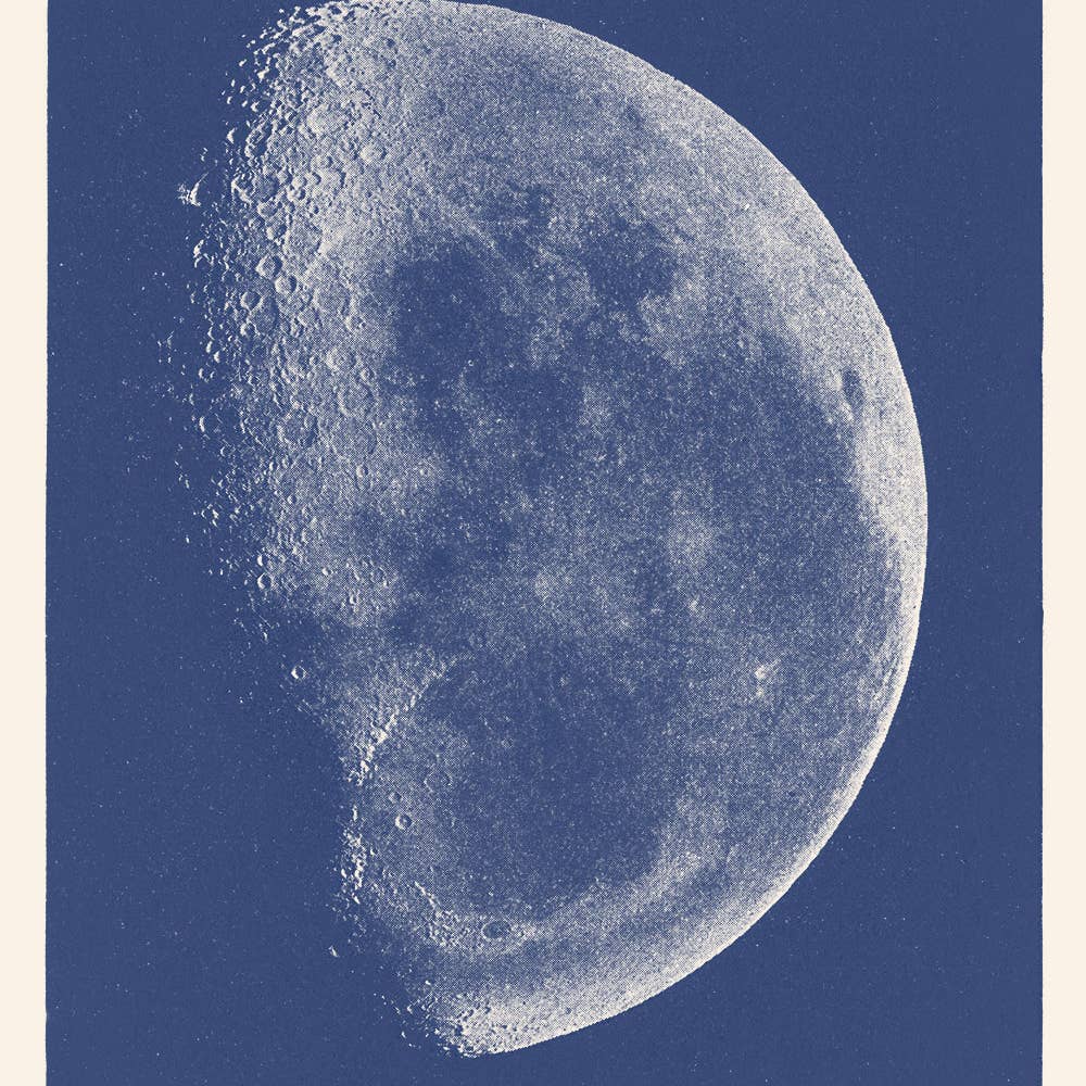 19th C. Blue Moon (Right) Print