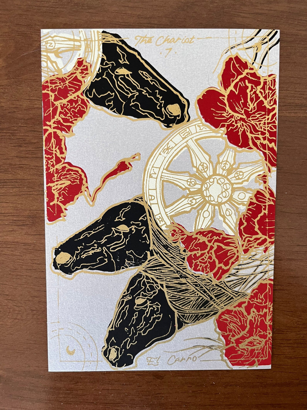 The Chariot Postcard
