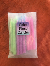 Color Flame candles