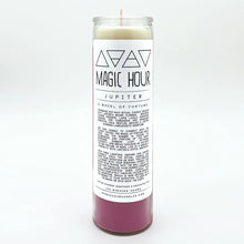 Jupiter / Wheel of Fortune Ritual Candle - Large