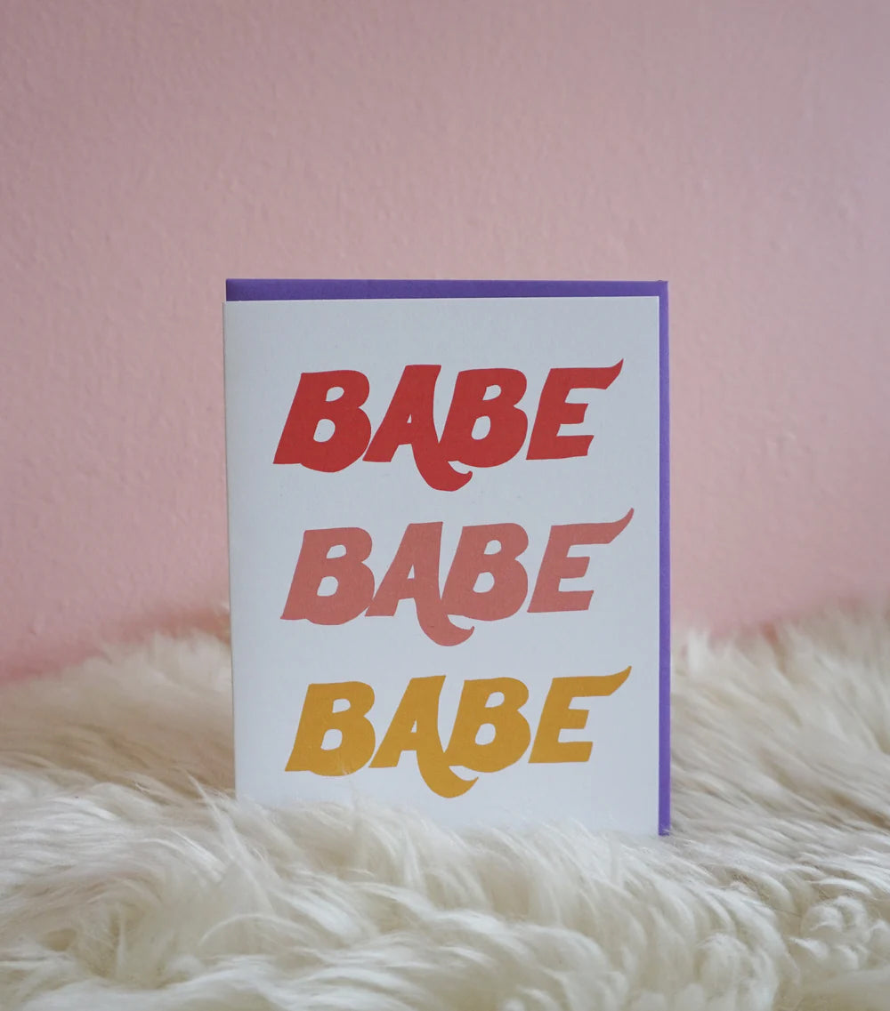 Babe Babe Babe card