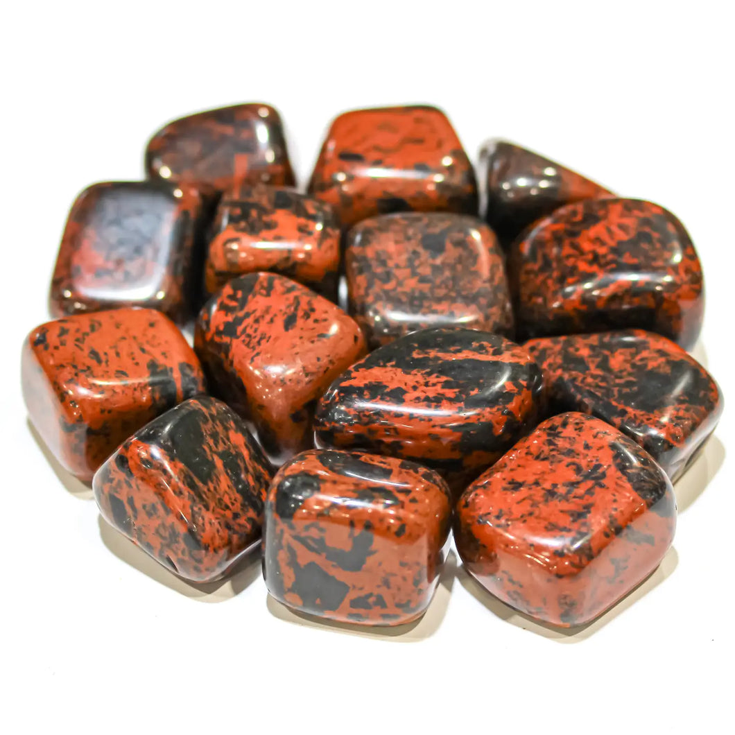 Mahogany Obsidian tumbled