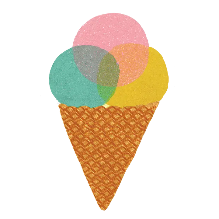 Ice Cream Cone Sticker