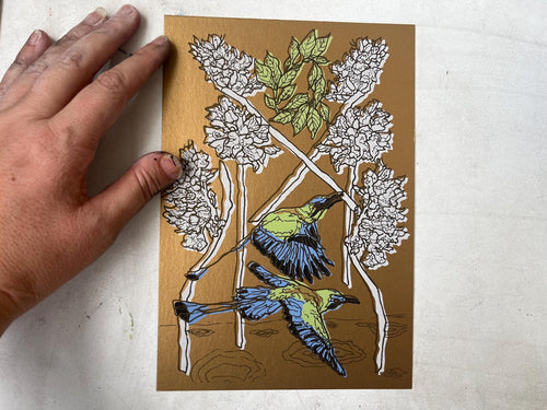 6 of Branches/6 of Wands print