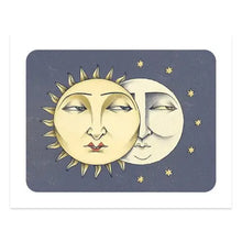 Sun and Moon Print