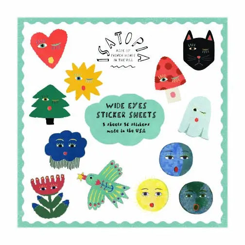 Wide Eyes Sticker Sheet