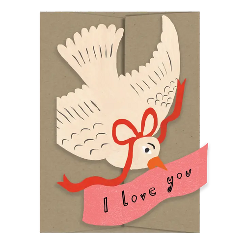 I Love You Bird Card