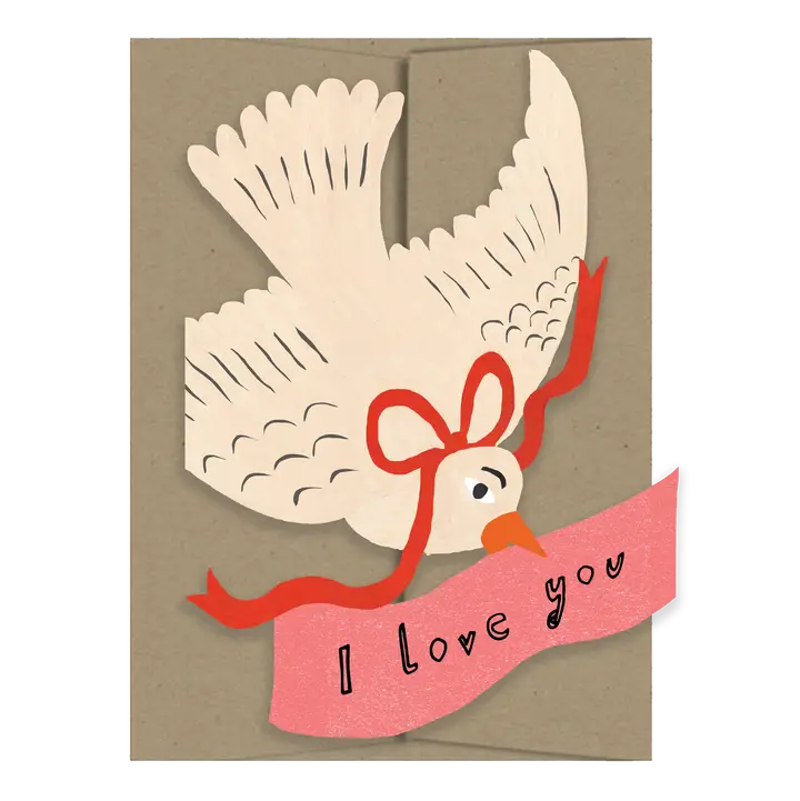 I Love You Bird Card
