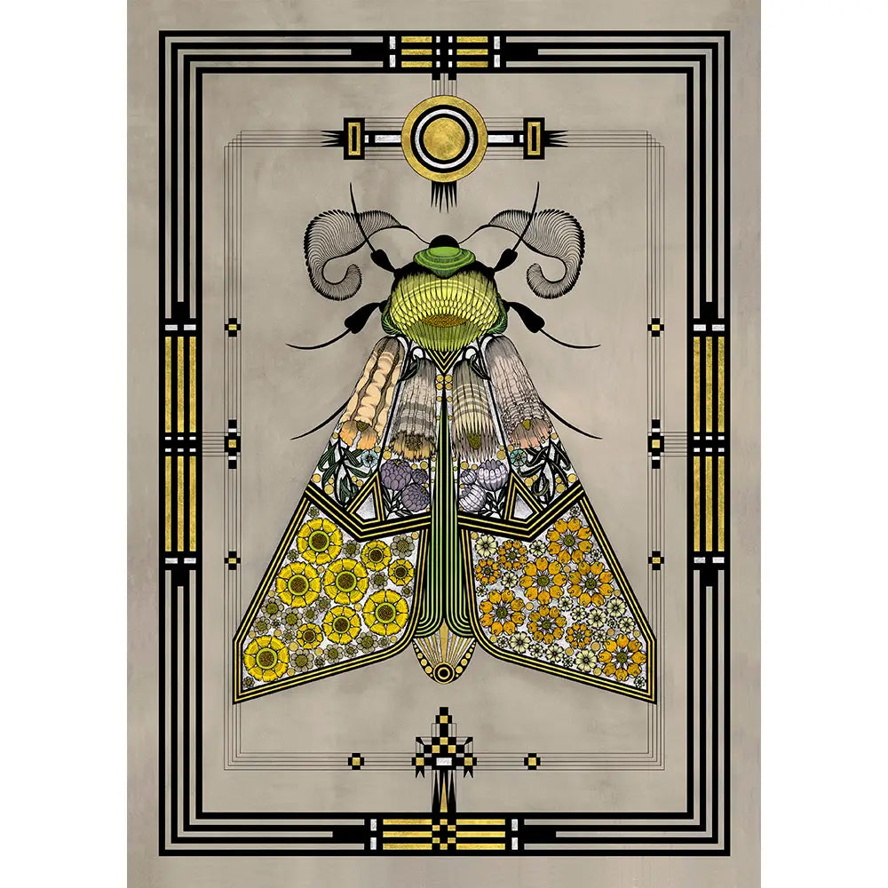 Sacred Nature Silver Moon print
