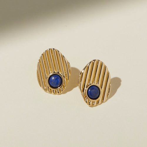 Rio Earrings--Lapis