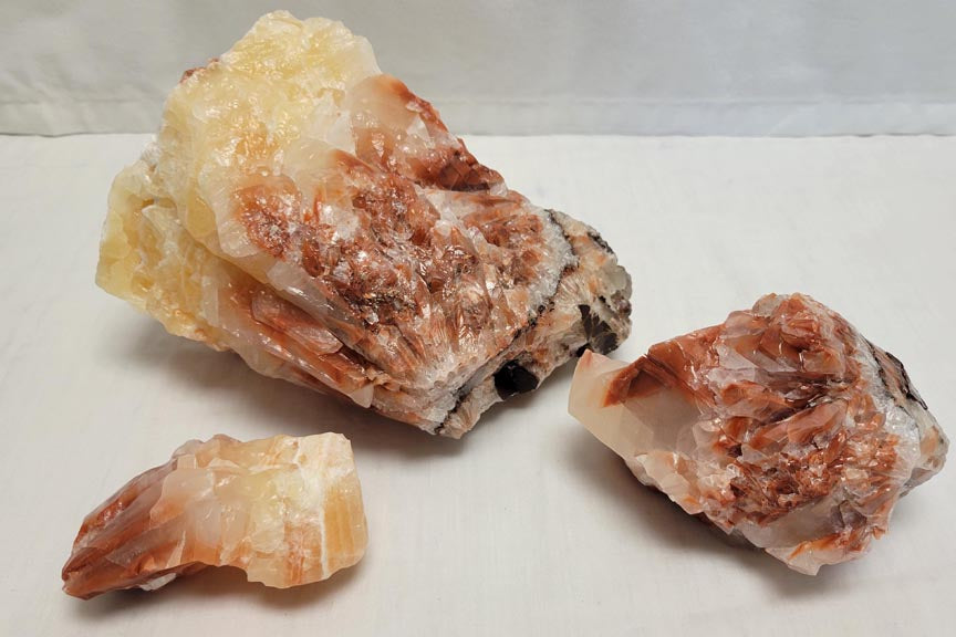 Red & Yellow Calcite Chunk