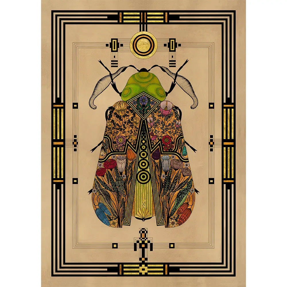 Sacred Nature Copper Sun print