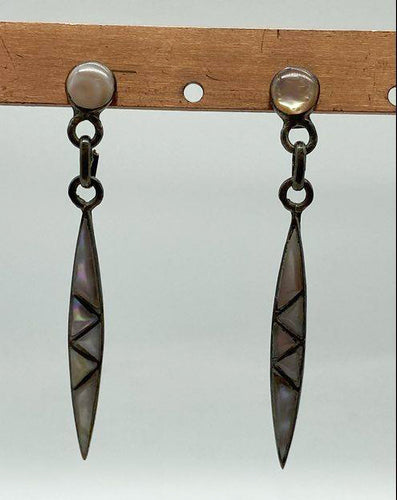 Mother of Pearl Sterling Silver Earrings
