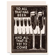 Cheers To It All Letterpress Card