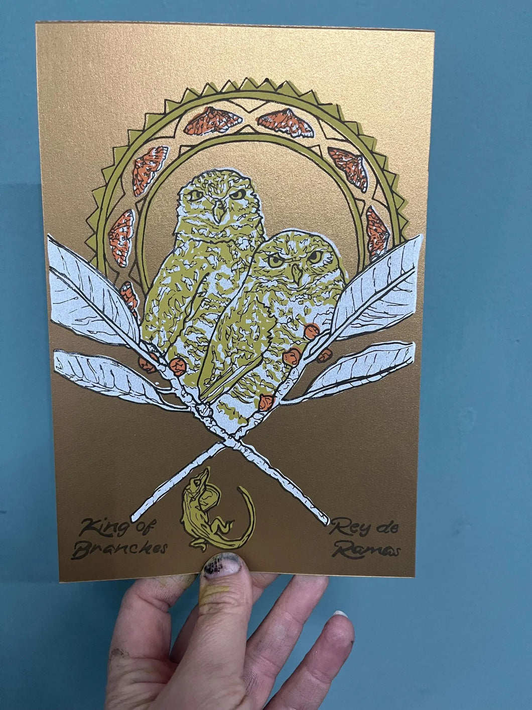 King of Branches / King of Wands print