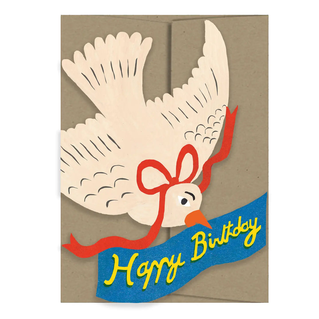 Happy Birthday Bird Card