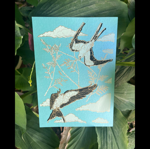 5 of Branches/5 of Wands print