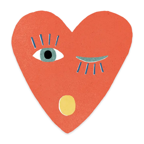 Heart Blink Sticker