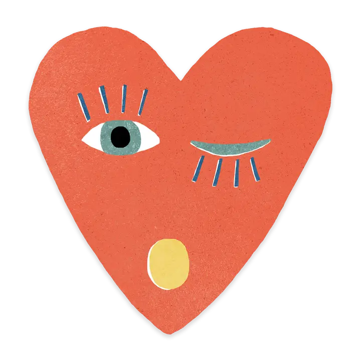Heart Blink Sticker