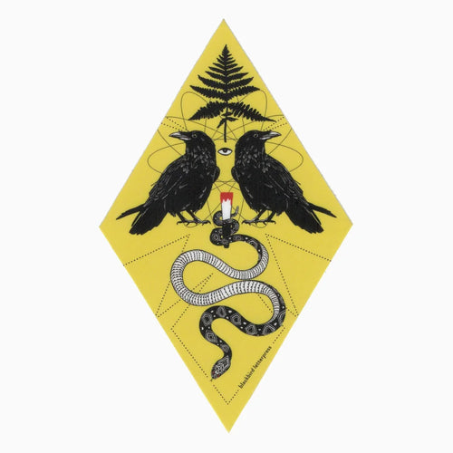 Raven and Snake sticker