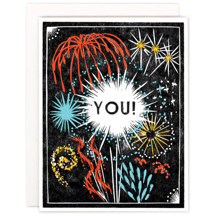 Fireworks For You Celebration Card