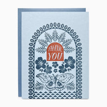 Moth Pattern Thank You card