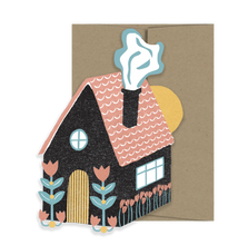 Folk Home - Die Cut Card