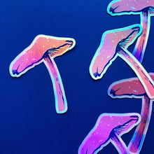 Mushroom Holographic Sticker