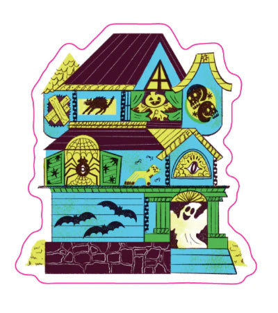 Ghoul House Holographic Vinyl Sticker