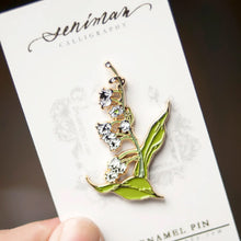 Lily of the Valley Gold Soft Enamel Pin
