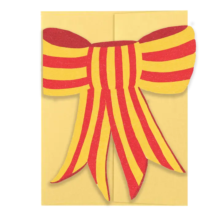 Stripy Bow Card