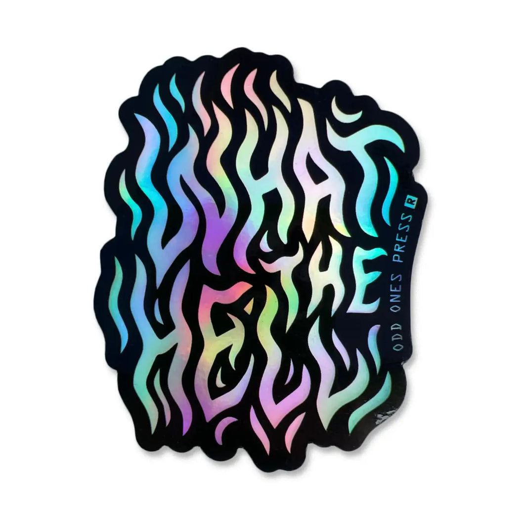 What the Hell sticker