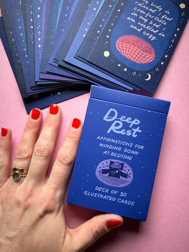 Affirmation Card Deck: Deep Rest