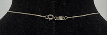 Vintage Opal Inlay Sterling Silver Necklace