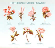 Historically Queer Flowers Riso Print