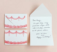 Cake Mini fold up card