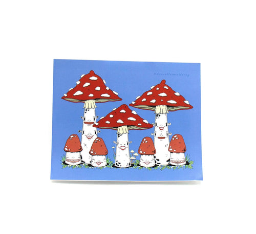 Amanita Mushroom Sticker