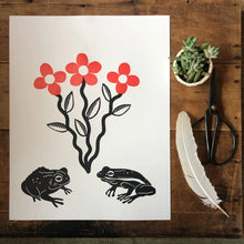 Frog and Toad print