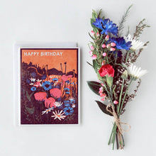 Happy Birthday (Wildflowers) Letterpress Card