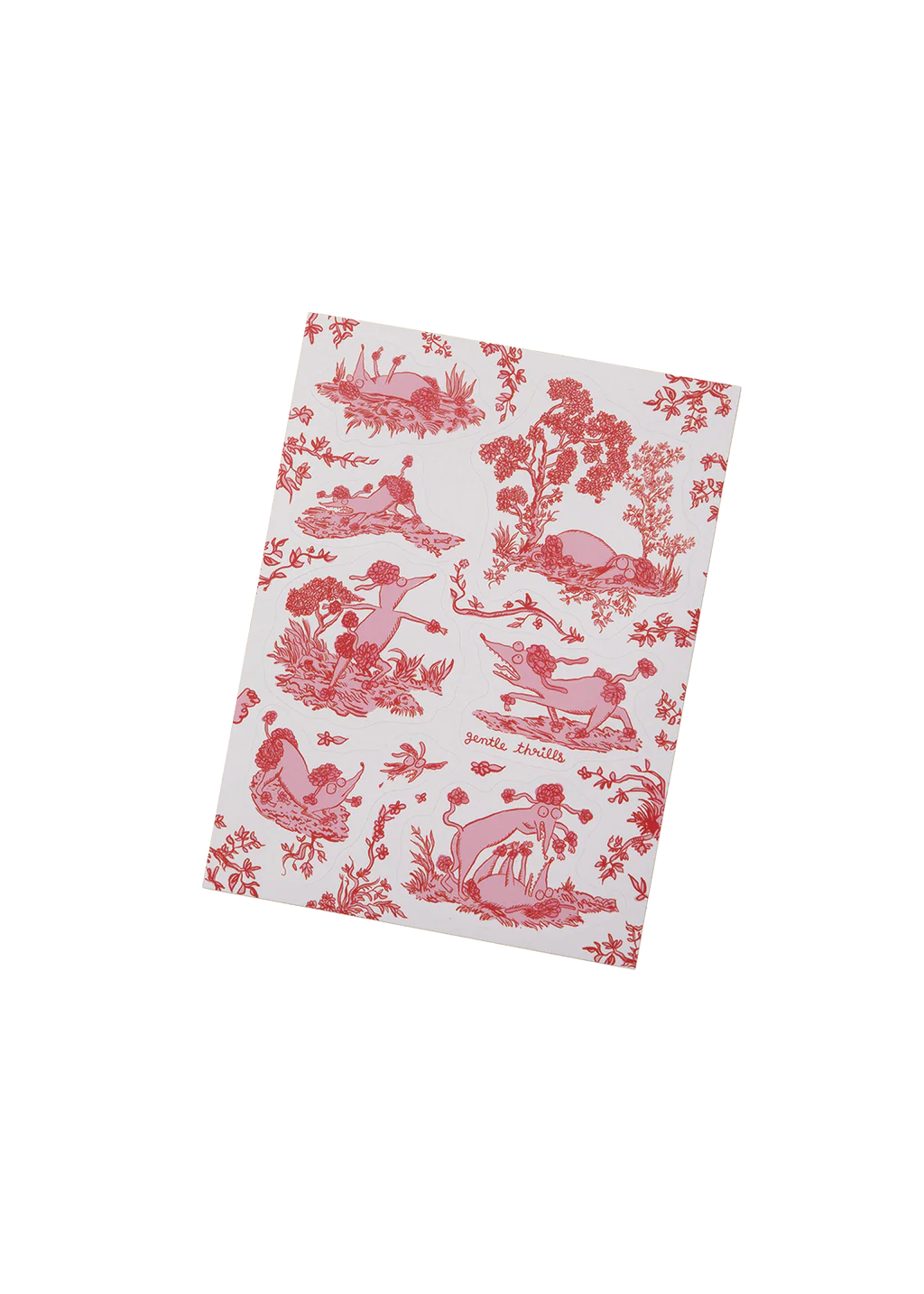 Toile D'ennui Poodles Sticker Sheet