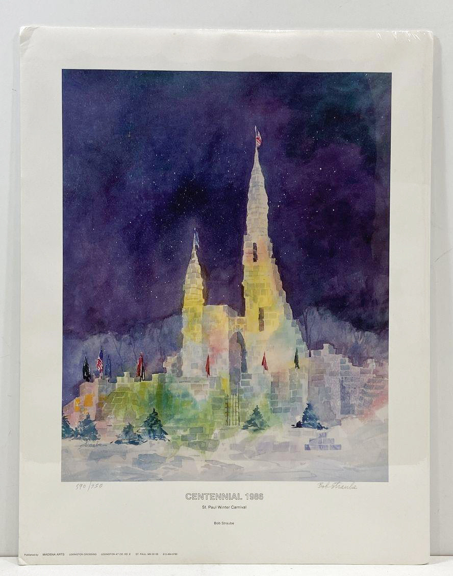 Vintage Centennial 1986 St. Paul Winter Carnival Print