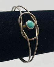 Vintage Turquoise Cuff Sterling Silver Bracelet