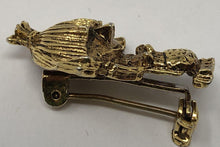 Mermaid Pisces 1970s Pin