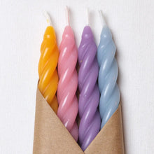 Spiral Beeswax Taper Candle sets